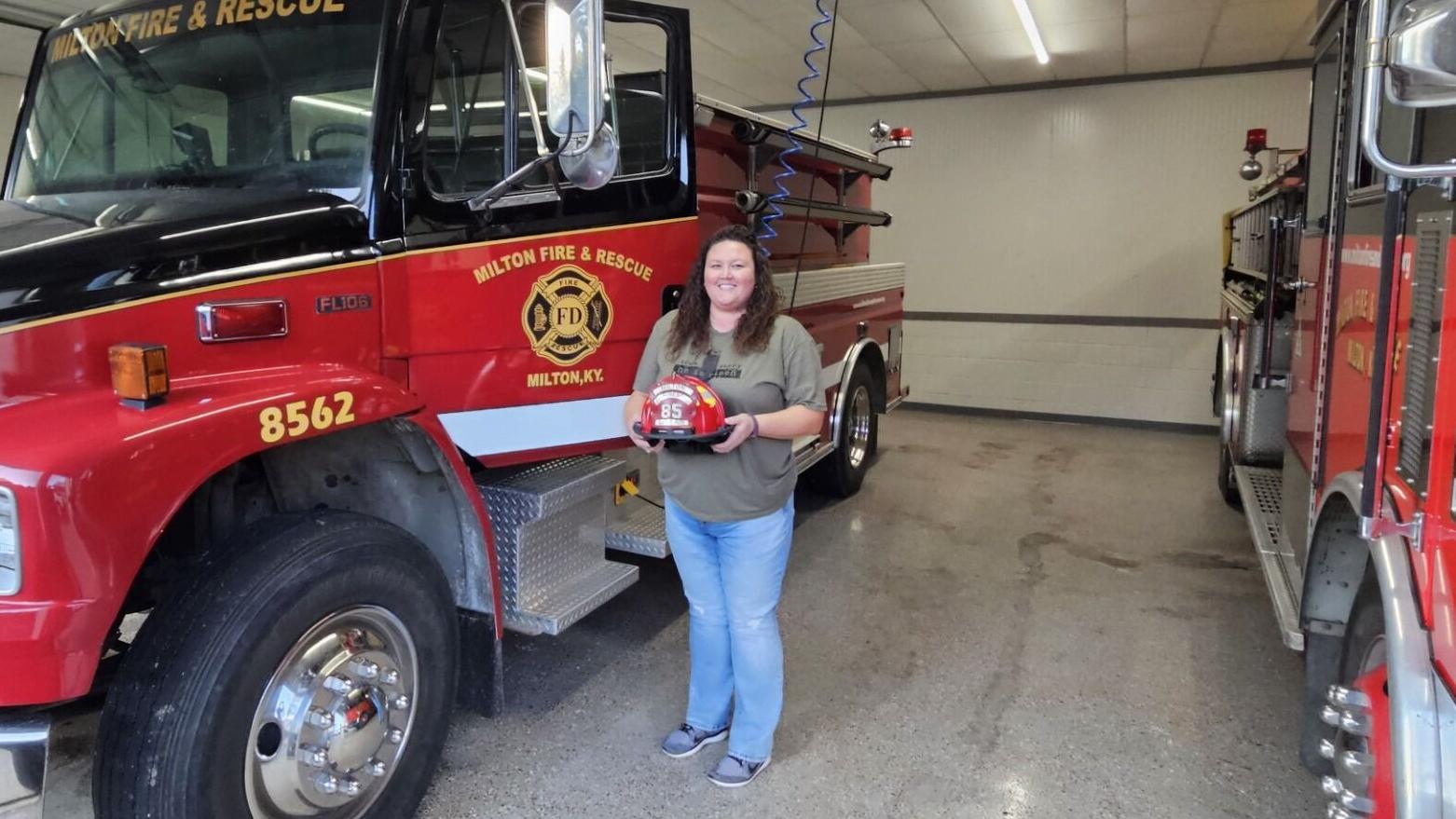 Milton Fire and Rescue in Kentucky names first woman officer in department history